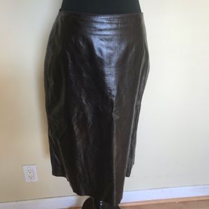 Leather skirt